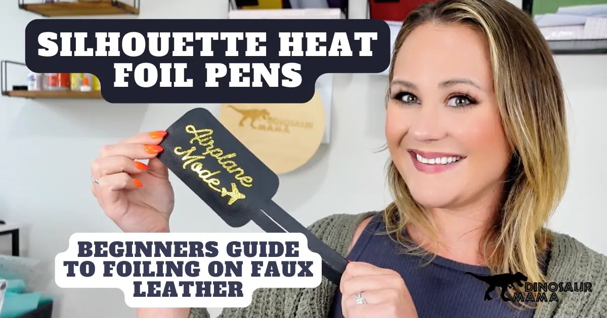 Beginner Silhouette Heat Transfer Foil Pens Tutorial